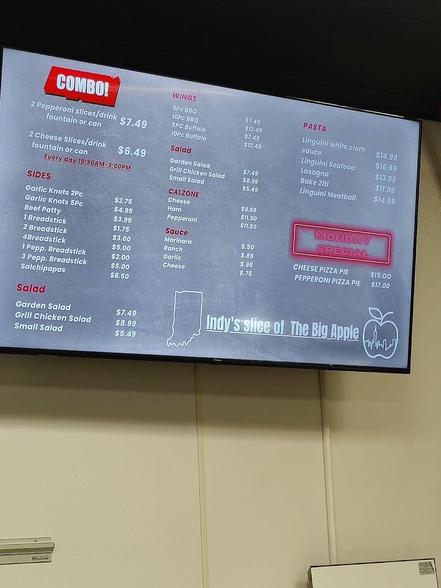 Manhattan Pizzeria Menu - Image 4